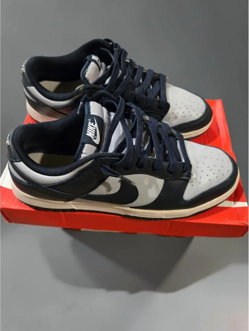 Nike Dunk Low Georgetown DD1391-003 Men's Size 10 Excellent OG Box
